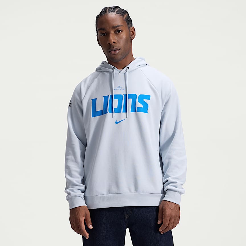 Detroit Lions Club Men's Nike NFL Pullover Hoodie. Nike.com
